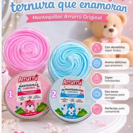 Mantequilla corporal arrurru