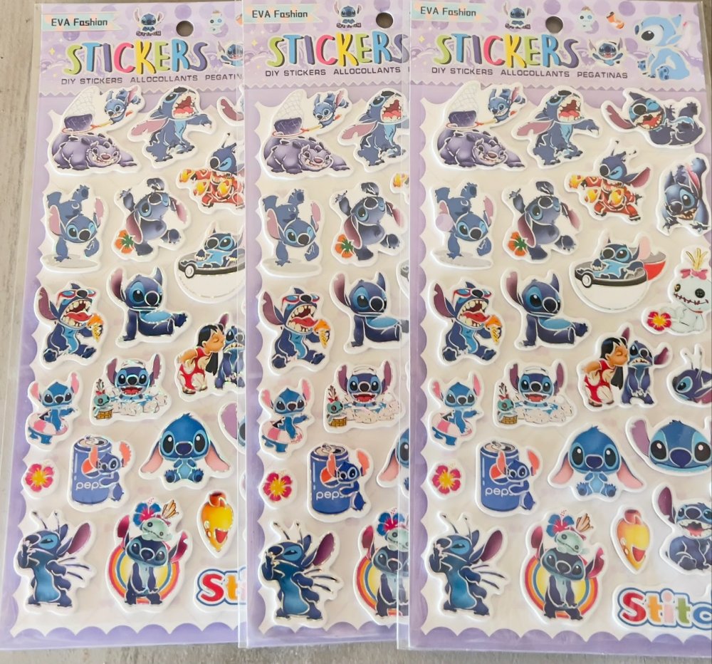 LAMINA DE STICKERS STICH
