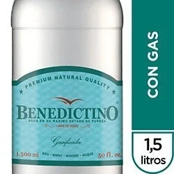 AGUA BENEDICTINO C/G PET 1.6 LT