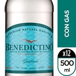 AGUA BENEDICTINO C/GAS 500