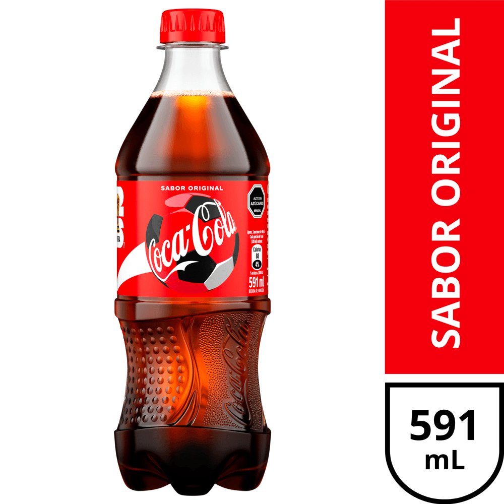 BEBIDA COCA COLA PET 591CC