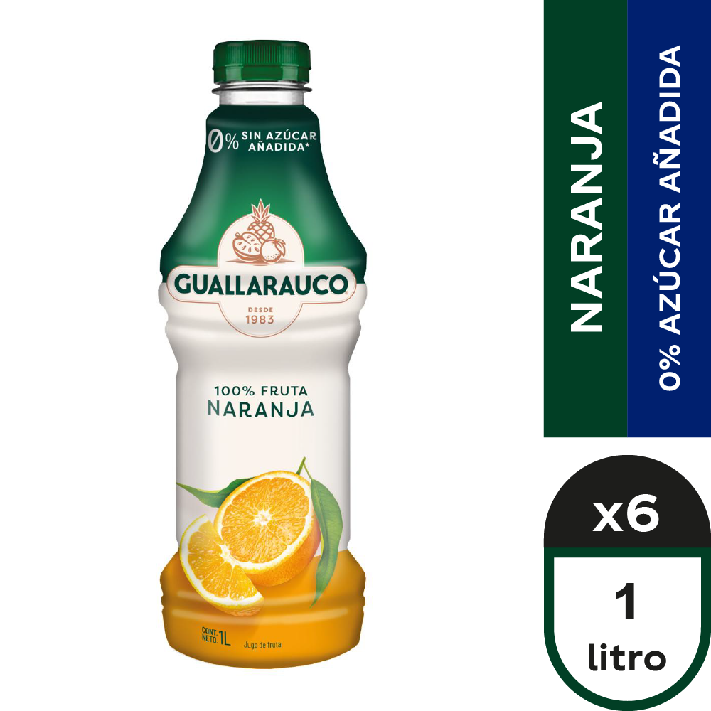 JUGO GUALLARAUCO NARANJA 1 LT
