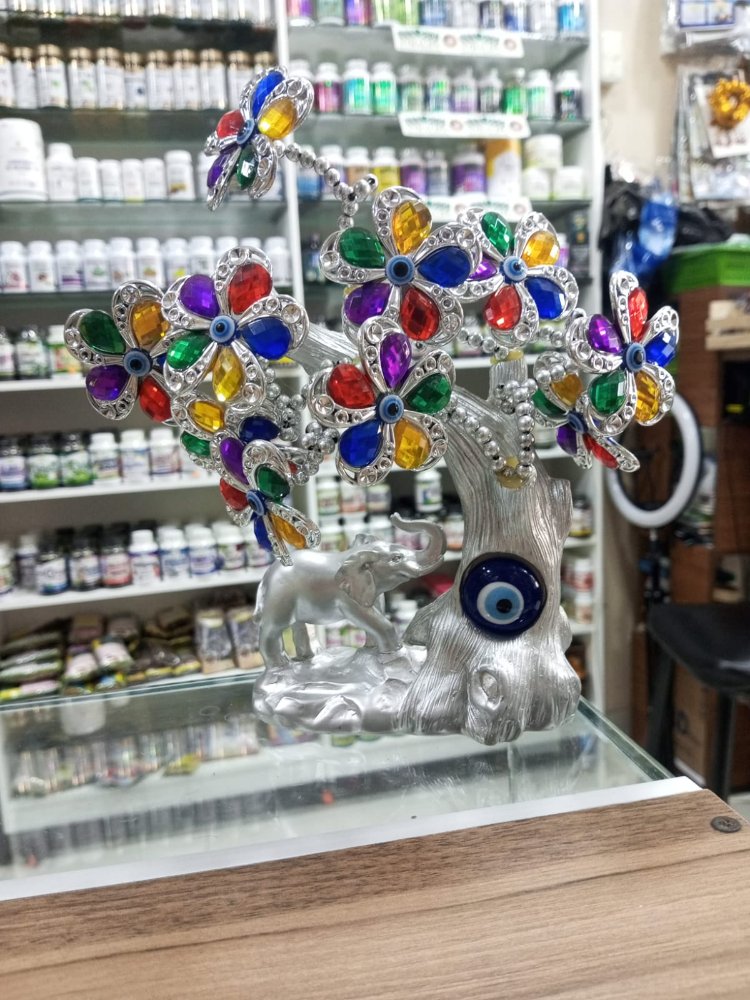 Árbol de Protección con Elefante y Ojo Turco