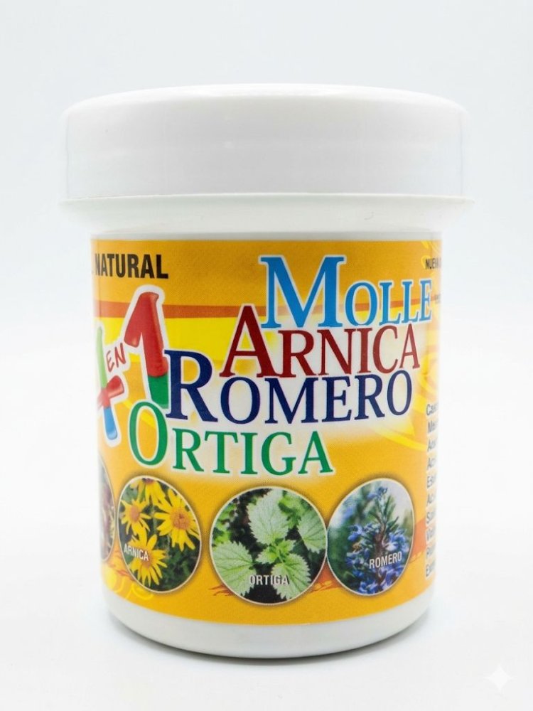 4 en 1 Molle, Árnica, Romero, Ortiga - Ungüento