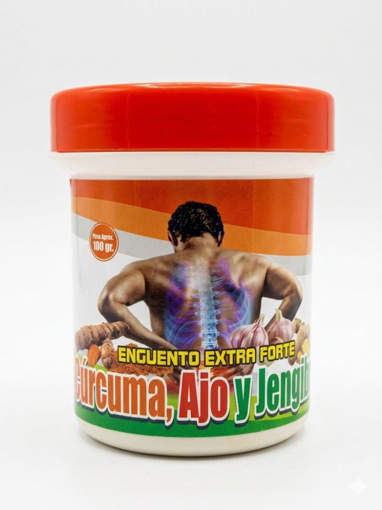 Cúrcuma, Ajo y Jengibre - Ungüento