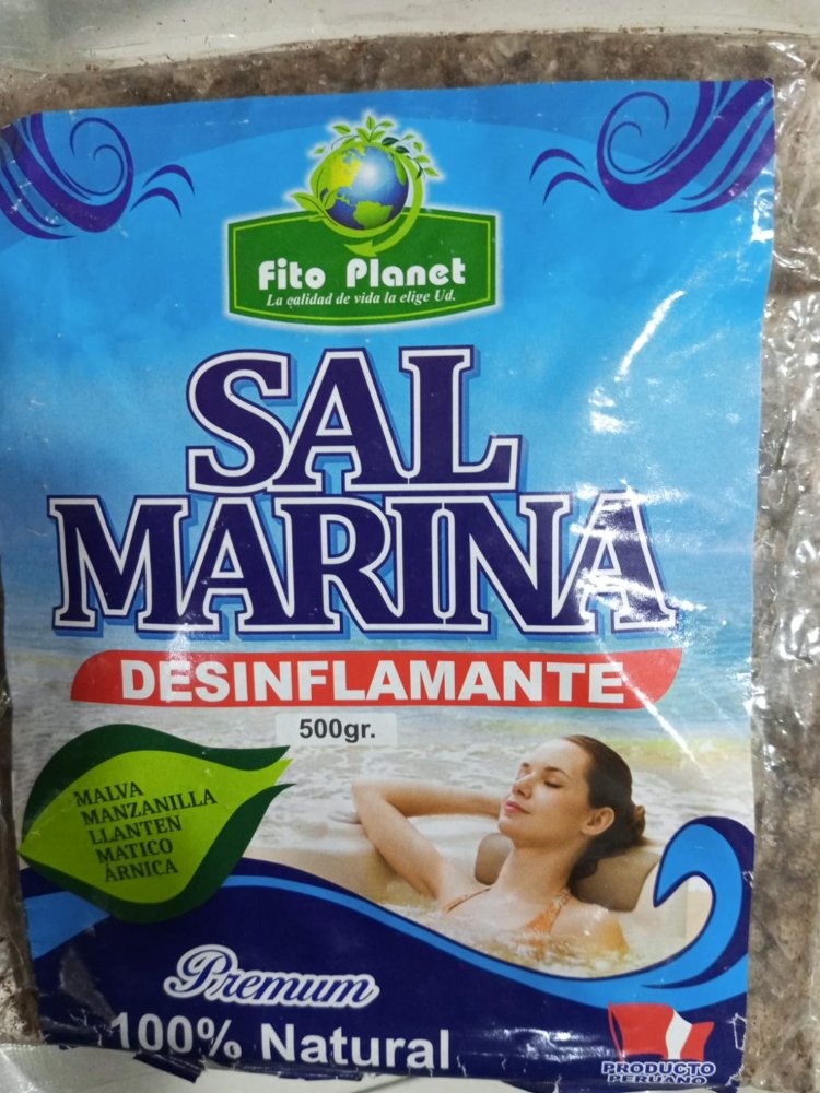 Sal Marina + Hierbas Desinflamantes - 500 gr.
