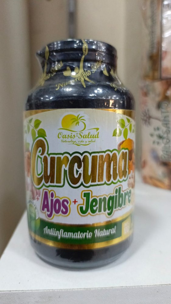 Cúrcuma + Ajo + Jengibre 100 cap.