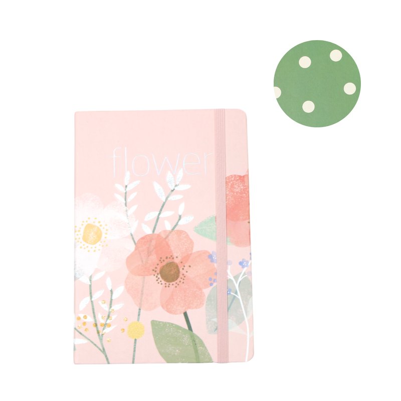 Caderno Capa Dura sem Pauta Flor A5