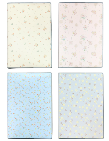 Caderno com Capa Protetora Flor A5