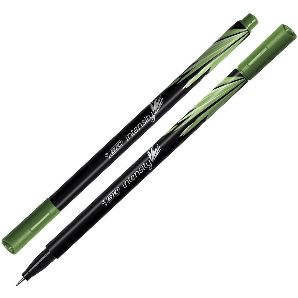 Caneta Fine Line Bic 0.4mm - Verde Militar