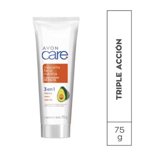 Mascarilla facial nutritiva 3 en 1 palta 75g