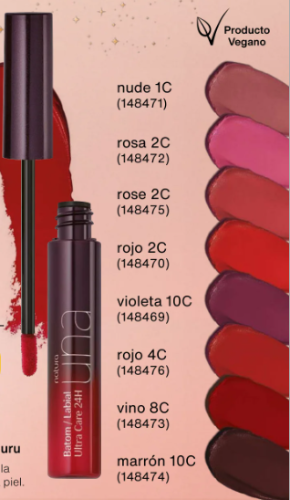 Una labial ultra care tono rosa 2c