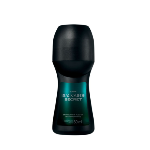 Avon desodorante roll-on masculino black suade secret