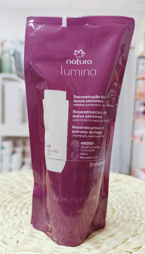 Lumina shampoo reconstruccion de daños extremos