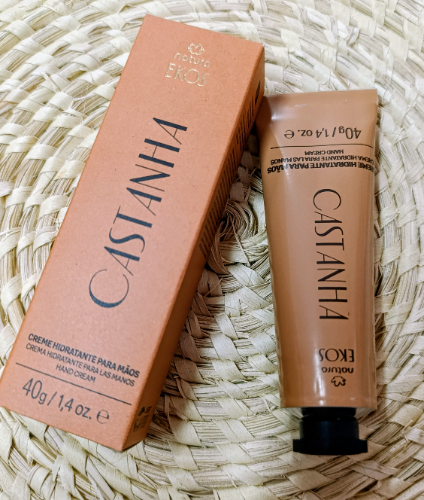 Ekos crema de manos castaña 40g