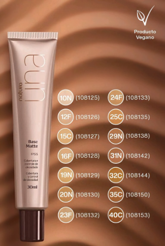 Una base mate tono medio 24f