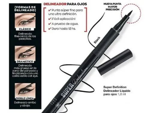 Avon super definicion delineador liquido para ojos