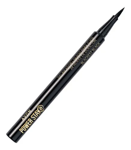 avon Lapiz en fibra delineador para ojos blackest black