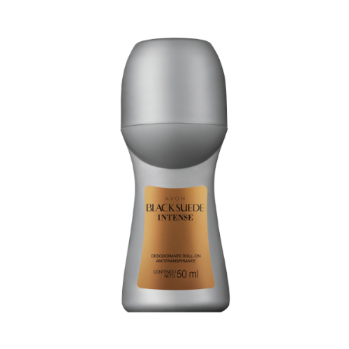 Avon desodorante roll-on masculino black suade intense