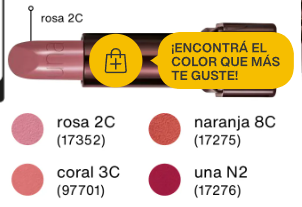 Una labial extremo confort tono rosa 2c