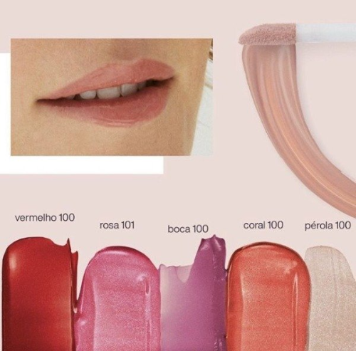 Una gloss labial rosa 101