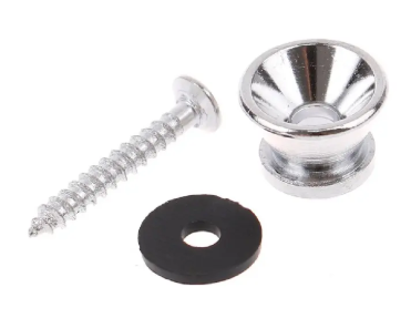PIN PARA GUITARRA PLATEADO (UNIDAD)