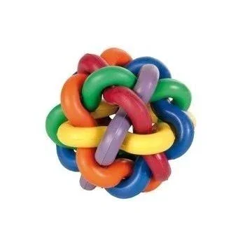 PELOTA MULTICOLOR CON SONAJERO GRANDE COD 0984