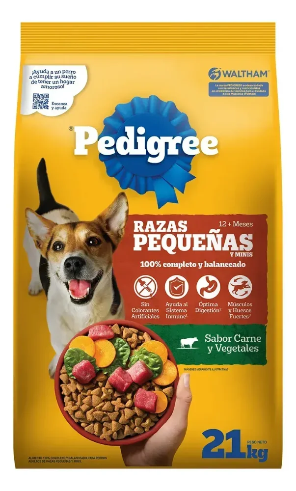 PEDIGREE ADULTO PEQUEÑO 21KG