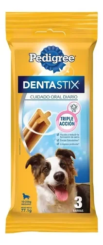 PEDIGREE DENTASTIX RAZAS MEDIANAS 3 unidades