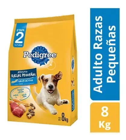 PEDIGREE ADULTO PEQUEÑO 8KG