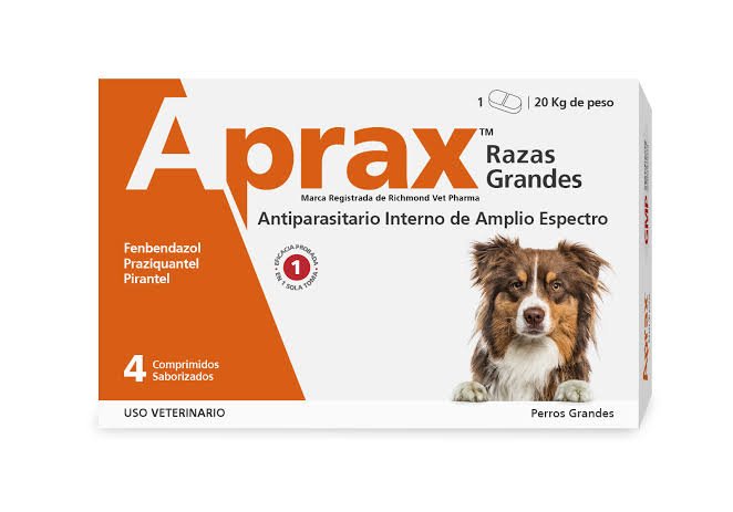 APRAX  X BLISTER ANTIPARASITARIO INTERNO AMPLIO ESPECTRO