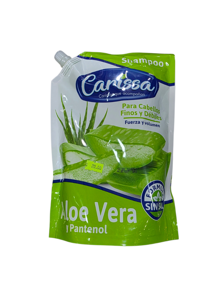 Shampoo Carissa Aloe 800ml.