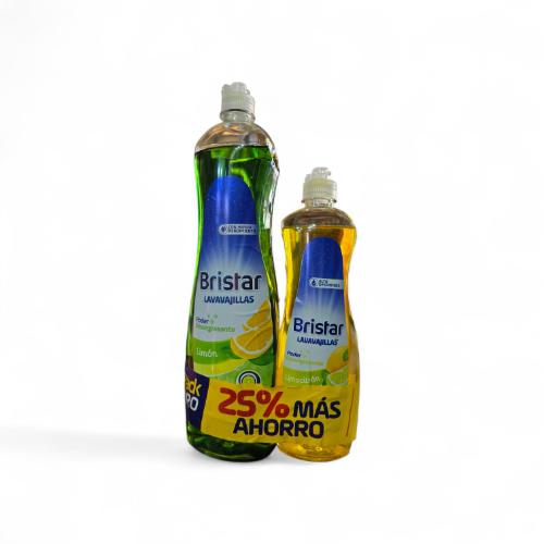 Pack Bristar Lavavajillas 1050ml+600ml.