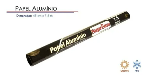 Papel Aluminio Supremo 45cm.