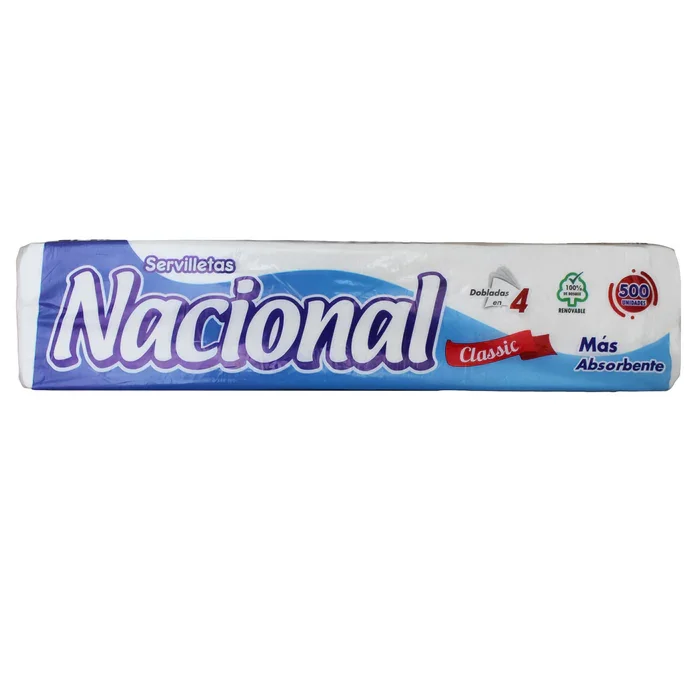 Servilleta Nacional 500u.