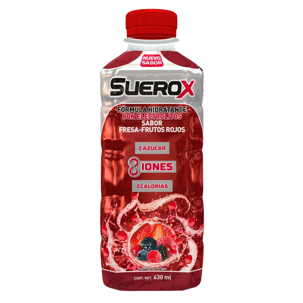 Suerox Frutos Rojos 630ml.