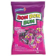 Bon Bon Bum Bolsa Uva 24u.
