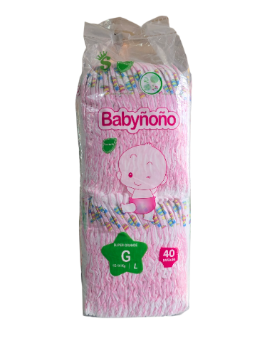 Paq. Babyñoño Rosado G 40u.