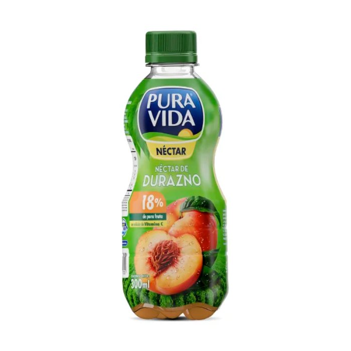 Pura Vida Durazno 300ml.