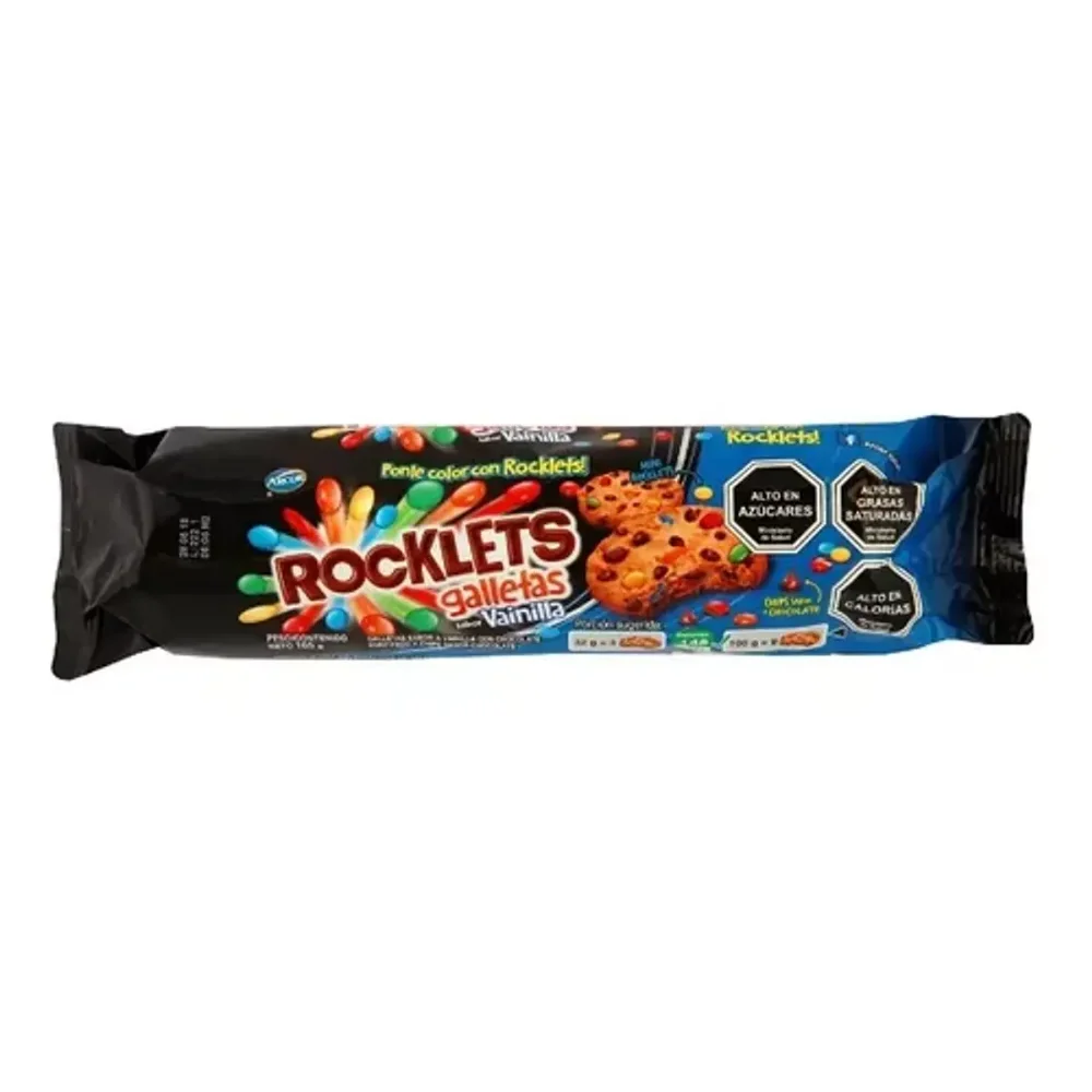 Galletas Rocklets Vainilla 165gr.