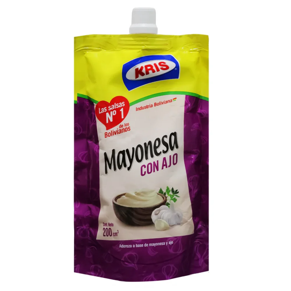 Mayonesa con Ajo Kris 200gr.