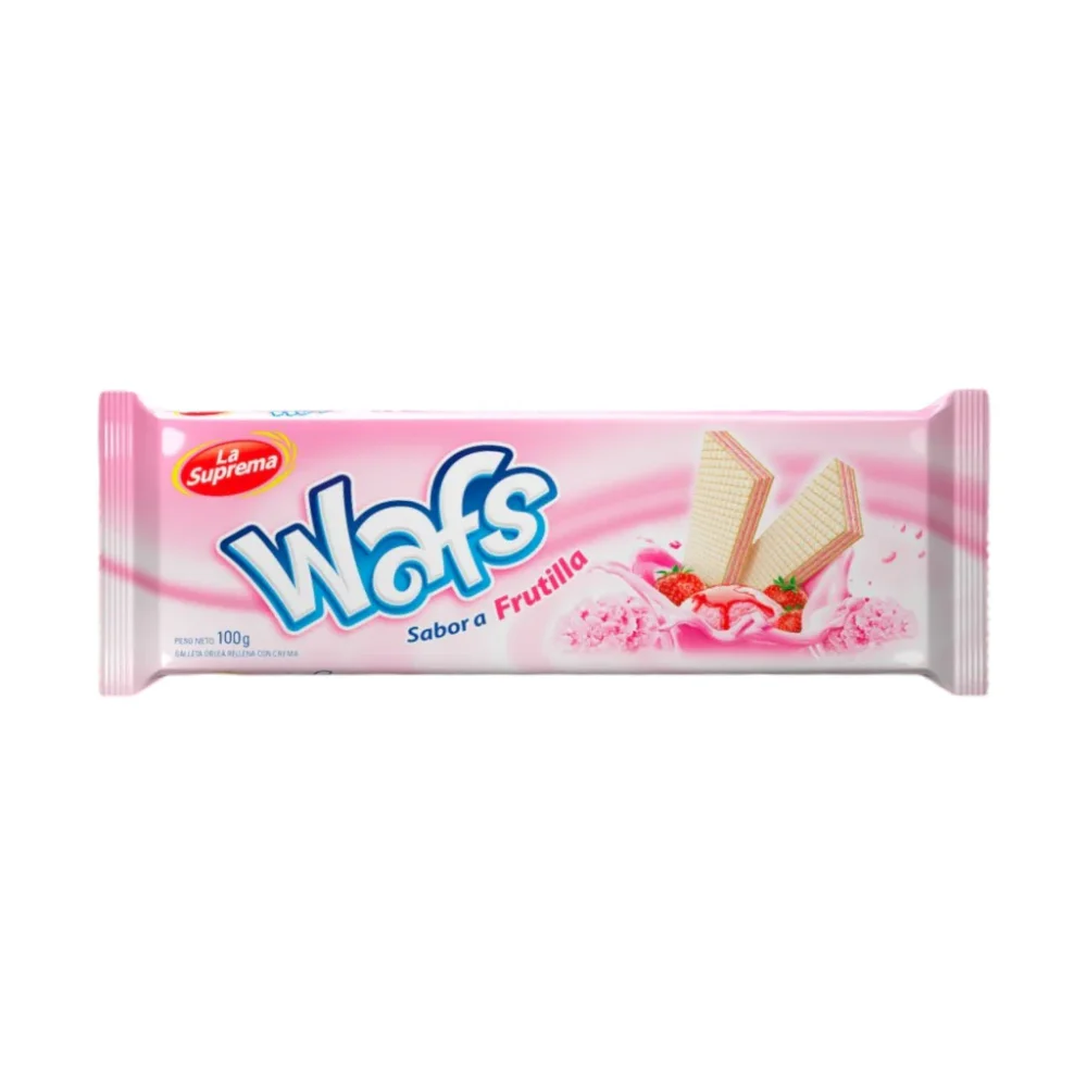 Wafs Frutilla 100gr.