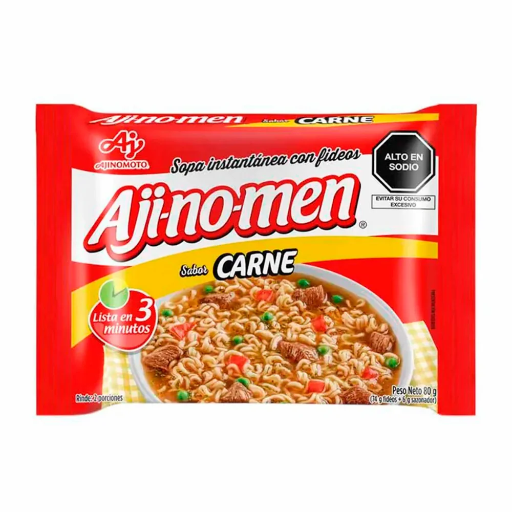Ajinomen Bolsa Carne 80 Gr.