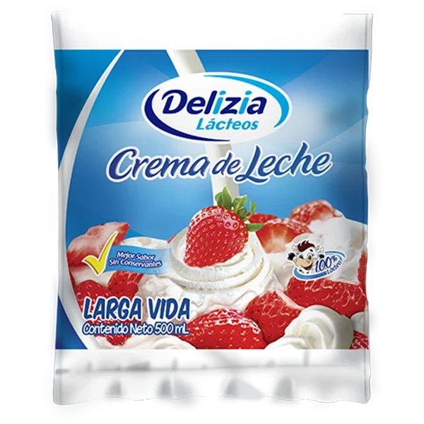 Crema de Leche Delizia 500ml.