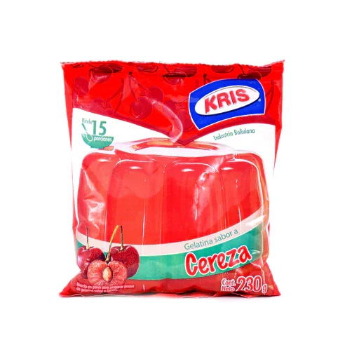 Gelatina Kris Cereza 220gr.