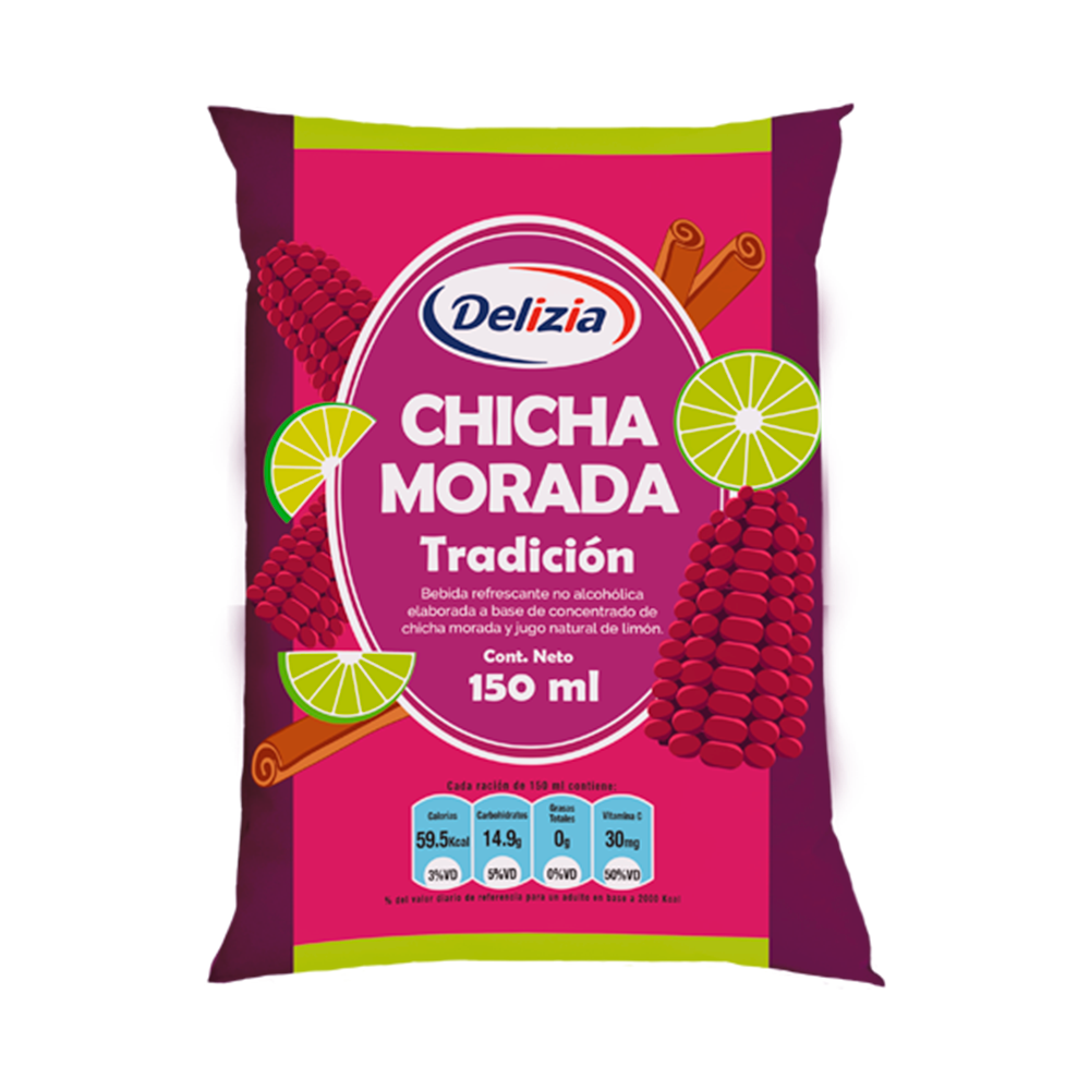 Chicha Morada Sachet 150ml.