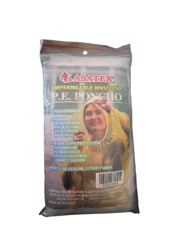 Poncho de agua