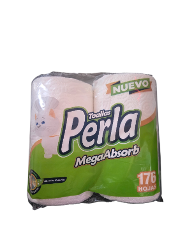Toallas Perla Mega 2u.