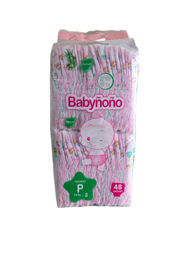 Paq. Babyñoño Rosado P 48u.