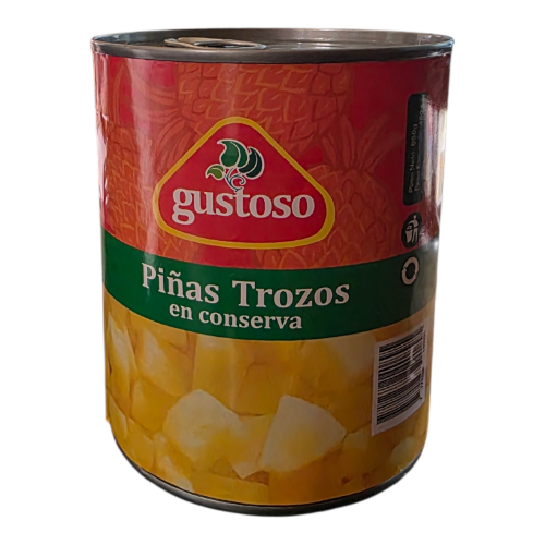 Piñas en Trozos Gustoso 850gr.